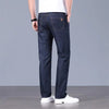 Four Seanson Men's Jeans Office Business Denim Trousers Casual Cotton Stretch Straight-leg Denim Pants Homme Pantalones Hombre