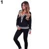 Top Pants Casual Sportsuit Tracksuit camisa chemise camicia Mujer Clothes