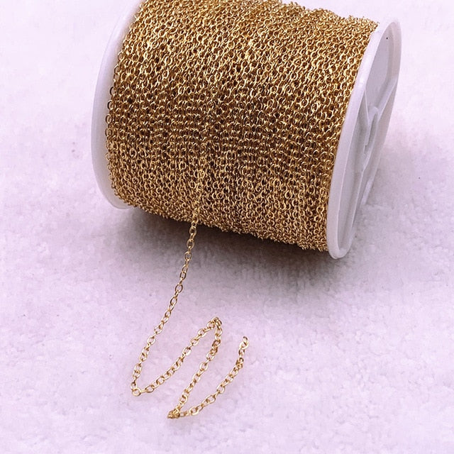 5yards Golded/silvered Plated Necklace Chain
