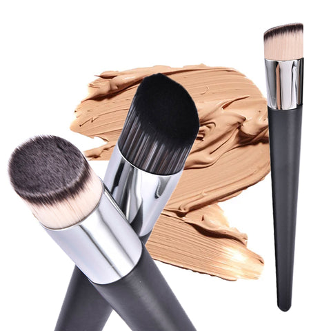 1 Pc Professional Oblique Head Foundation Face Makeup Brushes