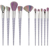 10pcs Makeup Brushes Set Crystal Spiral Handle Make Up Tools Cosmetic