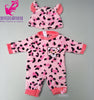 43cm Zapf Baby born doll clothes cartoon set for 18 inch american girl doll cute animal clothes