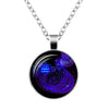 Galaxy 12 Constellation Design Zodiac Sign Horoscope Astrology Pendant Necklace