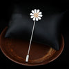 i-Remiel New Sweater Brooch Rose Flower Corsage Camellia Long Needle Pin For Women Shawl Shirt Collar Accessories