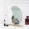 Creative Wall Sticker Mirror Acrylic Self Stick Make Up Dressing Mirrors Bedroom Glass Tile Surface Self Adhesive Mirror decor