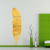 DIY Feather Plume 3D Mirror Wall Sticker for Living Room Art Home Decor Vinyl Decal Acrylic Sticker Mural Wall Decoration