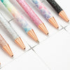 1pc Pen Shiny Ballpoint Pen Luxury Cute Wedding Rose Gold Metal Stationery School Office Supply High Quality Spinning