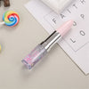 05mm Signature Pens Lipstick Shape  Cartoon Ball-point Pen Quicksand Glitter Gel Stationery Students Gifts Office Supplies