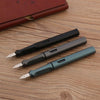 Posture Correction Matte Black 860 Fountain Pen EF Nib Plastic Frosted Green Stationery School Office Supplies Ink Pens