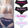 Women Sexy Letter Printed Funny Underpants Panties Briefs Underwear G-String Thongs Knickers Nightwear Swimwear