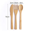 1PC Reusable Retro Wooden Bamboo Cutlery Flatware Dinnerware Spoon Fork Chopsticks Portable Dinnerware