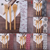 1PC Reusable Retro Wooden Bamboo Cutlery Flatware Dinnerware Spoon Fork Chopsticks Portable Dinnerware