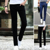 Simple Male Autumn Slim Fit Pencil Jeans Long Trousers Skin-Touch  Versatile
