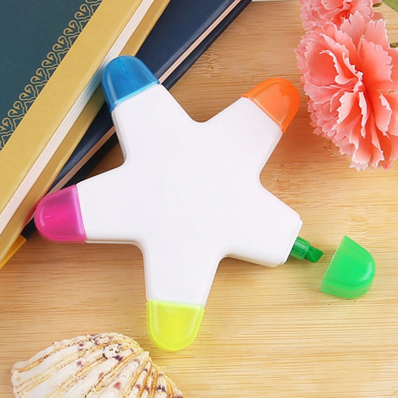 Highlighters Multicolor Creative Highlighter Pen Kawaii Markers Drawing School Art Supplies Japanese Stationery