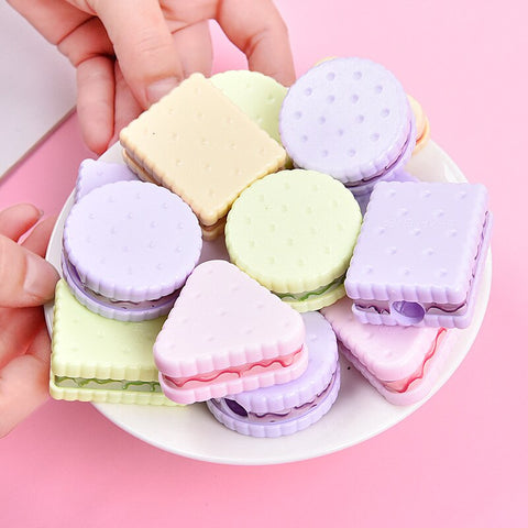 1 Pcs Stationery  School Office Supplies Cute Cookie Sharpener for Pencil Creative Item School Supplies Cute School Supplies