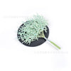 2PCS Forest Small Objects Emulated Leaves Fleshy Rime Hair Decoration Hat Accessories Flowers White Frost Green Leaves