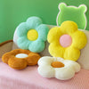 Skin-friendly Office Room Chair Sofa Student Fart Pad Soft and Comfortable Flower Cushion Thick Rabbit Hair Sun Petal Pillow