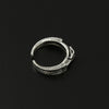 Punk Retro Rattlesnake Snake Ring Fashion Adjustable Texture Motorcycle Party Domineering Men’s Gothic Jewelry Accessories