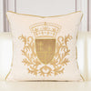 Aeckself Luxury European Embroidery Velvet Cushion Cover Home Decor Navy Blue Gold Beige Black Throw Pillow Case