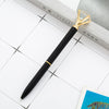 Metal Ballpoint Pens with Big Diamond Ornament Pretty Ballpoint Pens Gift for Kids Student Writing Tools School Supplies