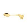 304 Stainless Steel Dolphin Spoon Creative Cartoon Hanging Side Spoon Cute Coffee Spoon Gold-plated Stirring Spoon Tableware