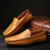 Men‘S Soft Driving Moccasins High Quality Flats Leather Peas Shoes Men&#39;s Slip-On Suede Outdoor Loafers