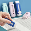 Labor-saving 1 Set Durable Students Stationery Push-pull Rubber ABS Kids Eraser Anti-slip Stripe   School Supplies