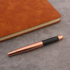 Metal X158 Fountain Pen Rose Golden Ink Pens EF F Nib 0.5MM Business Office School Supplies Pen
