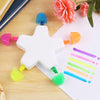 Highlighters Multicolor Creative Highlighter Pen Kawaii Markers Drawing School Art Supplies Japanese Stationery