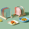 Small Plates Dinner Dish Vegetable Fruit Cake Snacks Plate Dining Table Garbage