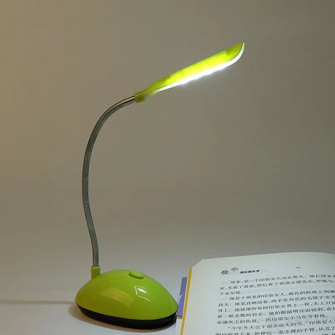 Study Book Lights Bedside Lamp Reading Lamp Table Student Office Table Lamp Light for Bedroom AAA Battery Powered LED Desk Lamp
