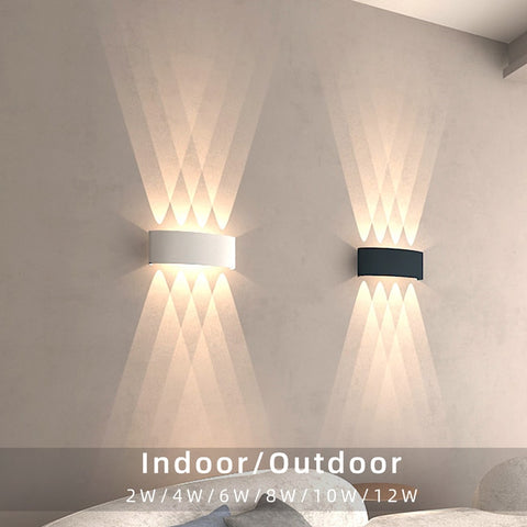 Up and Down LED Wall Lamp Waterproof IP65 Aluminium Interior Wall Light For Bedroom Living Room Corridor Indoor Outdoor Lighting
