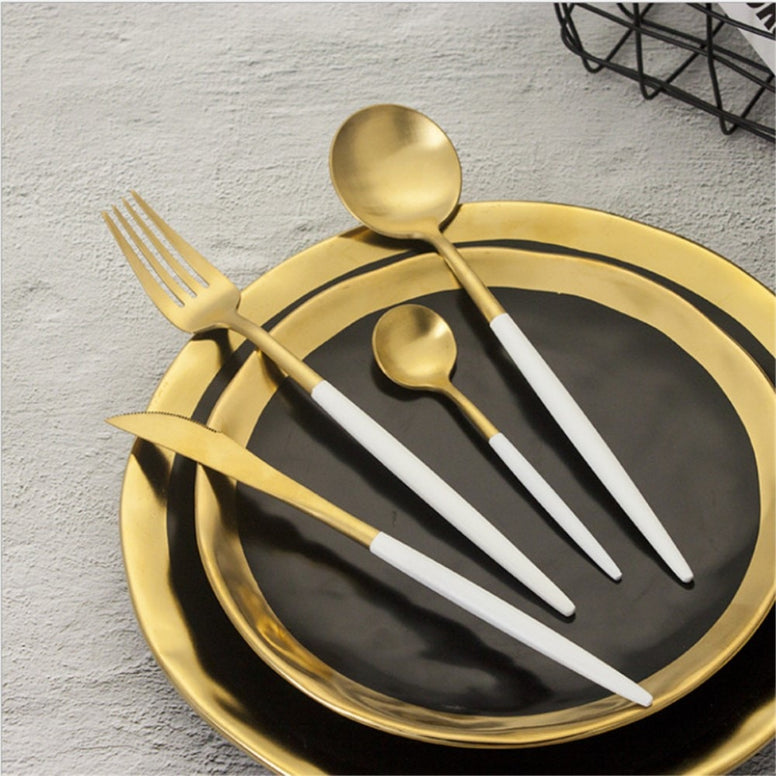 Western Style Dinner Set Cutlery Stainless Steel Dinnerware