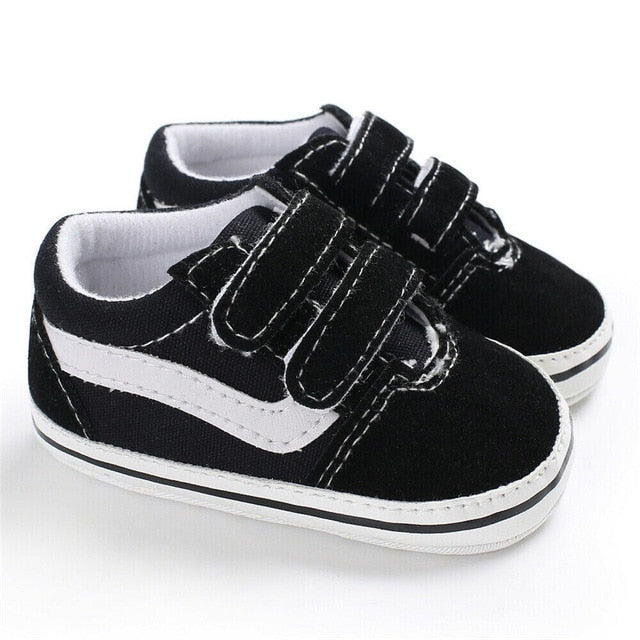 Pre-Walker Soft Sole Pram Canvas Sneakers Trainers Casual Shoes