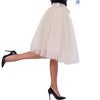 Tutu Tulle High Waist Elastic Pleated Skirts