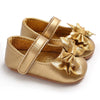 Butterfly knot Sequins Infant Princess Girls Leather Shoes
