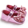 Butterfly knot Sequins Infant Princess Girls Leather Shoes