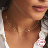 Silver Gold Chain Necklace for Women