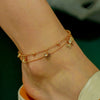 Crystal Rhinestone Foot Chain Anklets For Women