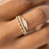 Statement Party Wedding Band Rings for women Engagement Jewelry