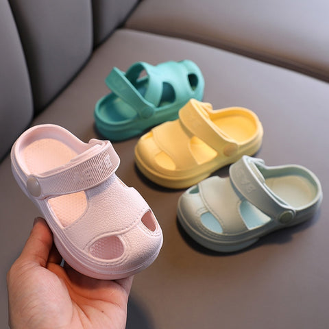 Cartoon Beach Shoes Baby Soft Indoor Bathroom Slippers Flip Flops