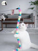 Funny Caterpillar Colorful Rod Teaser Wand Pet Cat