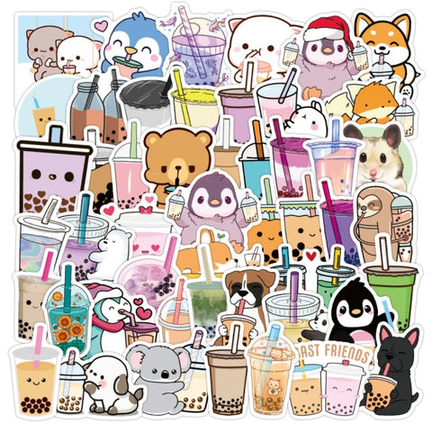 50PCS Cute Drink/Aesthetic Sticker