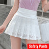 High Waist Lace Sweet and Cute Student Skirt Fashion Pleated Skirt