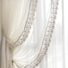 Silk American Luxury Stitching Lace Curtains