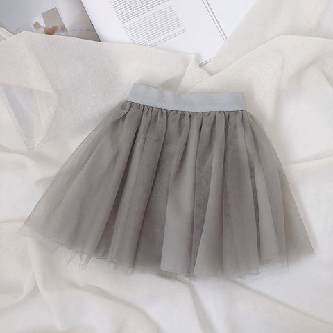 Tulle Tutu Sleeveless Vest Skirt 2 Ways Wearing Sling Skirt