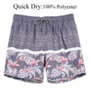 Men's Vintage Swim Shorts Washed Surfing Short Trunks with Mesh Lining