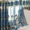 Chenille European Hollow Embroidered Curtain