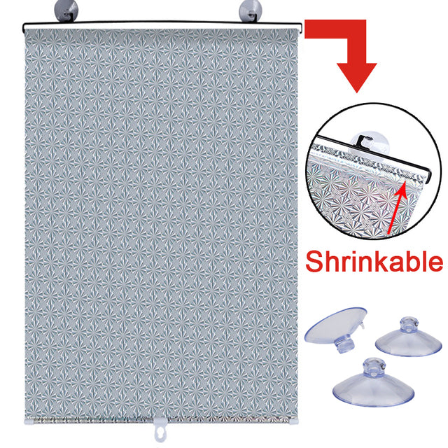 Sunshade Roller Blinds Suction Cup Blackout Curtains