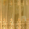 Luxurious Palace European Style Swan Silk Velvet Curtain